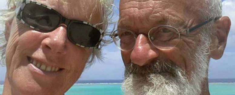 Aly en Wim Dullemond, Rangiroa frans Polynesië