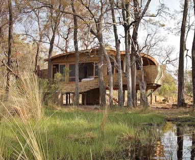 lodge bij Sandibe lodge in Botswana