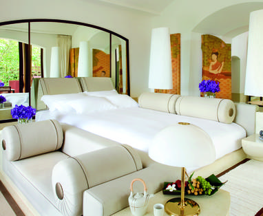 Slaapkamer Paviljoen bij Phulay Bay, Krabi, Thailand