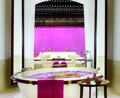 Badkamer Paviljoen bij Phulay Bay, Krabi, Thailand