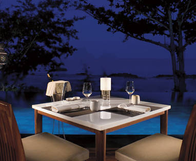 Restaurant bij Phulay Bay, Krabi, Thailand