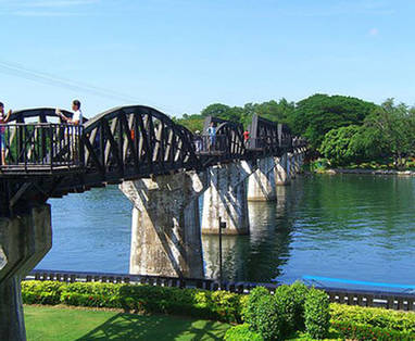Centraal Thailand | Brug over de Kwai rivier