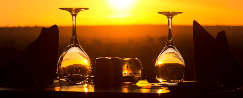 Lokuthula Lodge - Zimbabwe- zonsondergang- 