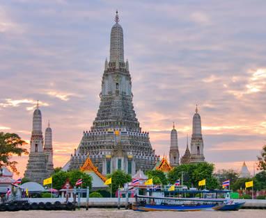 Bezoek de Wat Arun tempel in Bangkok, Thailand
