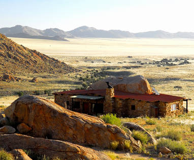 Eagles nest huisje bij Klein-Aus Vista in Namibië