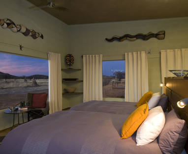 standaard kamer bij Okonjima's Plain Camp