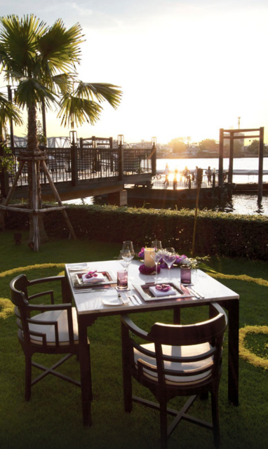 Chon Thai restaurant terras The Siam in Bangkok