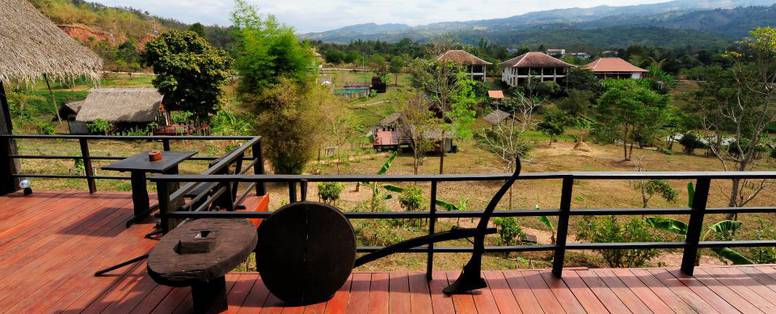 Isan Grand Deluxe uitzicht bij Phu Na Come Resort, Isaan regio, Thailand