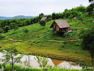 Omgeving bij Phu Na Come Resort, Isaan regio, Thailand