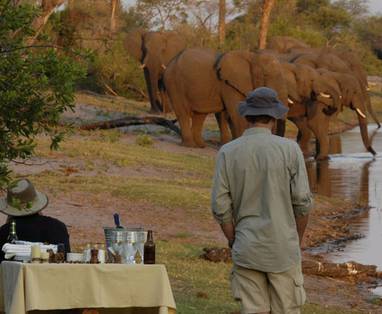 sundowners_bij_Kwando_rivier