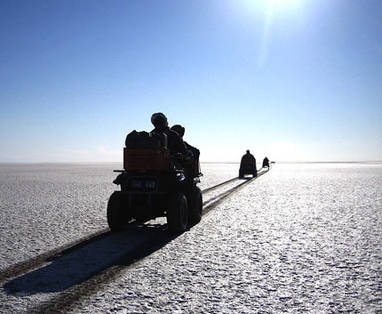 Botswana | Nxai Pan National Park | Op de quadbike naar Kubu eiland
