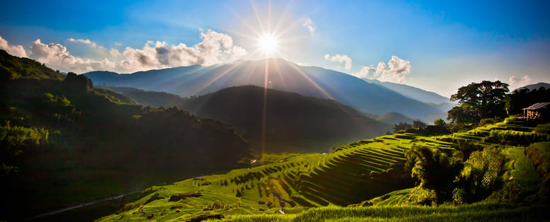 VHS Mountains and Rice Fields