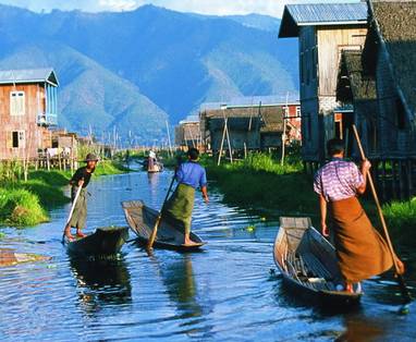 beenroeier Inle meer