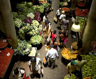 De kleurrijke markten van Port Louis