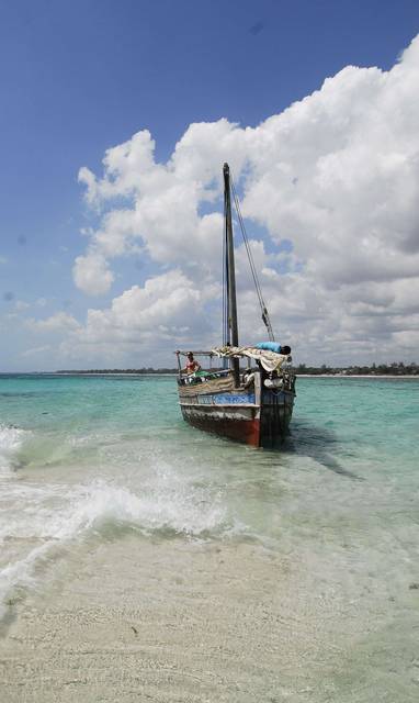 Boottocht aan de kust van Kenia