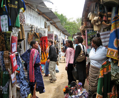 Kleurrijke markten in Arusha in Tanzania
