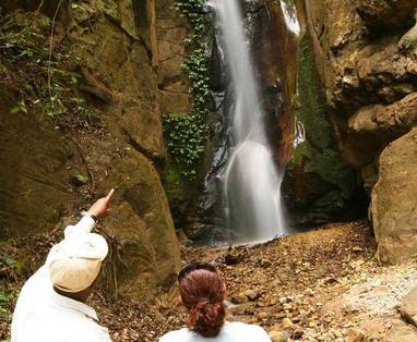Waterval in Gombe Stream NP