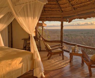 tent bij elsa's kopje in kenia