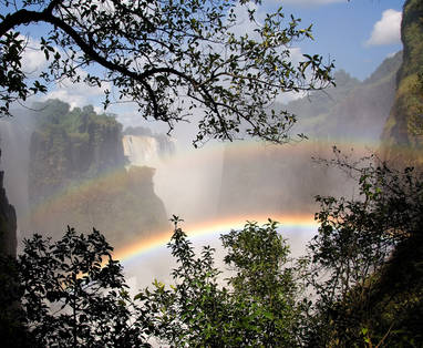 Victoria watervallen in zimbabwe