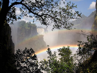 Victoria watervallen in zimbabwe