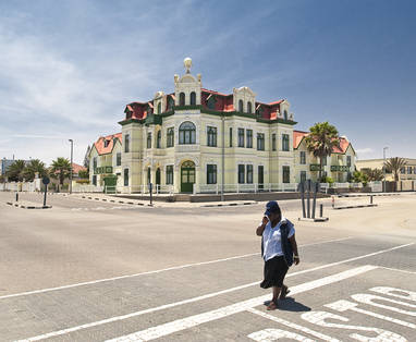 Duits aandoende Swakopmund in namibië