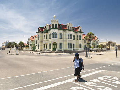 Duits aandoende Swakopmund in namibië