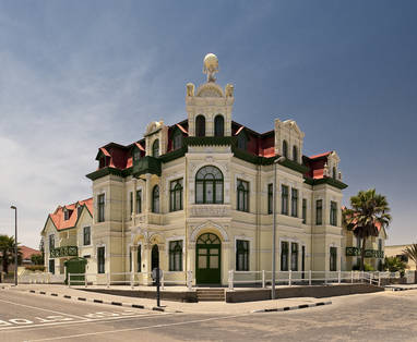 Duits gebouw in Swakopmund in namibië