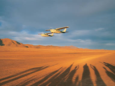 scenic flight bij Wolwedans Dune Camp in Namibië