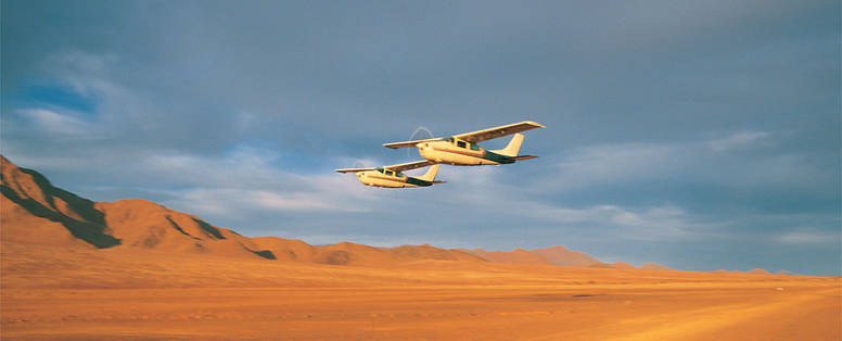 scenic flight bij Wolwedans Dune Camp in Namibië