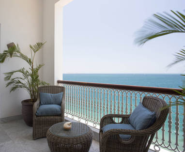 Balkon van Presidential Suite in Park Hyatt Zanzibar