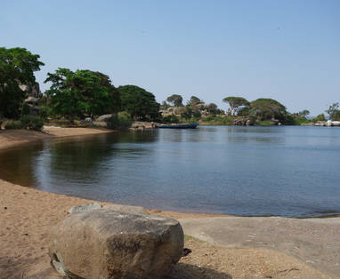 Baai van Lake Victoria