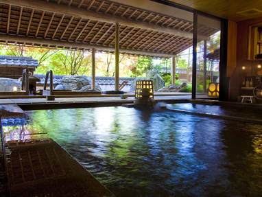 Privé onsen bij Hidatei Hanagaoui in Takayama