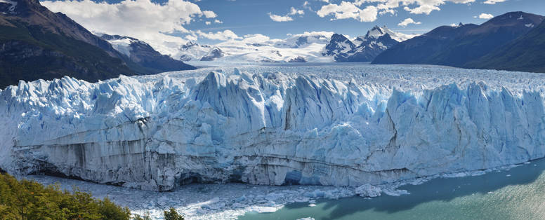 Indrukwekkende gletsjer in het Los Glaciares National Park