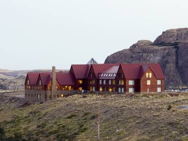 Los Cerros del Chaltén Boutique Hotel op de heuvel in Argentinië