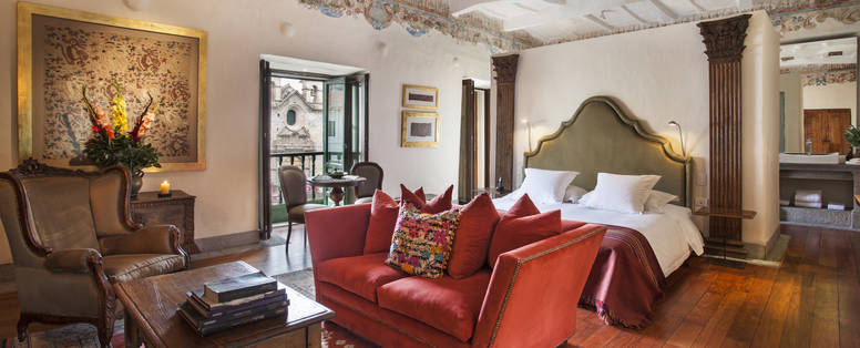 PE_Inkaterra_La_Casona_suite_slaapkamer_LC_Suite_Plaza02