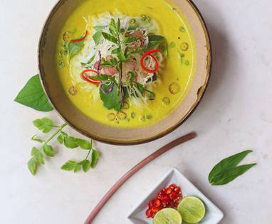 CM_Siem_Reap_Park_Hyatt_restaurant_culinair_eten_Num_Banh_Chok_Noodles