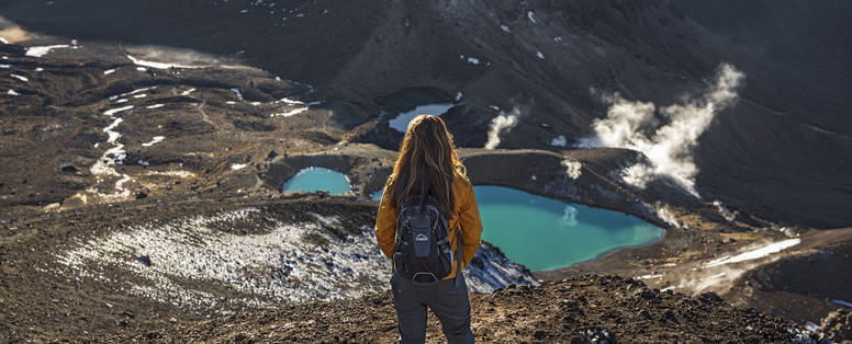 Het prachtige uitzicht op Tongariro