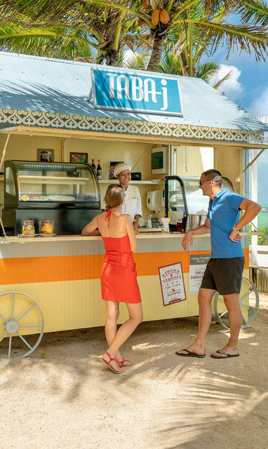 Lekkere gerechten in één van de restaurantjes