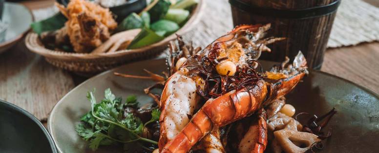 Maaltijd Raya Heritage nabij Chiang Mai in Thailand