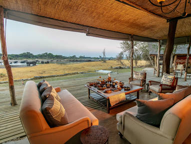 Lounge bij The Hide in Zimbabwe