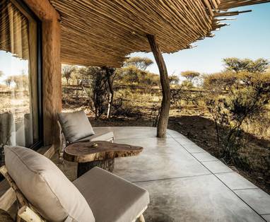 privé terras bij Omaanda in Namibië