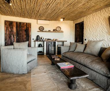 lounge bij Omaanda in Namibië
