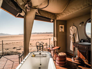 badkamer bij Sonop in Namibië