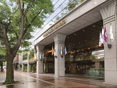 Ingang van Hotel Nikko Fukuoka