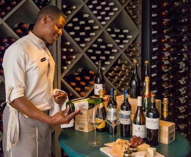 wijnkelder bij Stanley & Livingstone in Zimbabwe