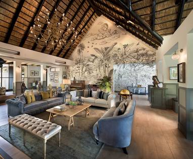 lounge bij Stanley & Livingstone in Zimbabwe