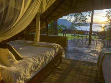 Hornbill Lodge kamer uitzicht