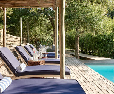 Victoria Falls River Lodge zwembad