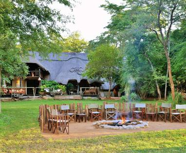 Ivory Lodge vuurplaats