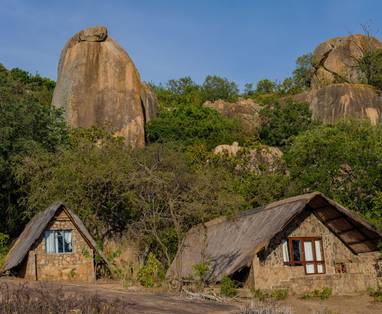 family lodge  bij Big Cave Camp in Zimbabwe